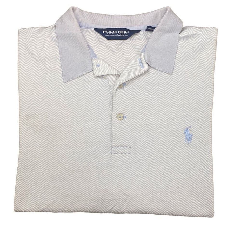 Polo Golf Short Ralph Lauren Short Sleeve Lilac Size Large 100% Pima Cotton